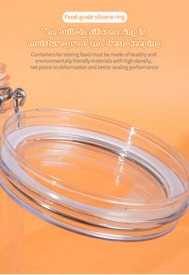 Low MOQ Good Airtight 1000ml 1500ml 1800ml PET Jar Plastic Can for Storage