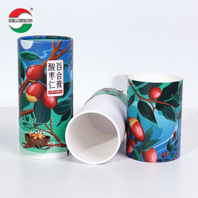 Empty Printed Biodegradable Wholesale Eco Friendly Recycled Round Kraft Cardboard Luxury Cylinder Custom Paper Tube Packaging