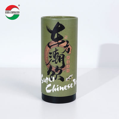 Food Grade Cylinder Cardboard Tea Paper Packaging Cans Round Paper Tube Canister For Tea Packaging