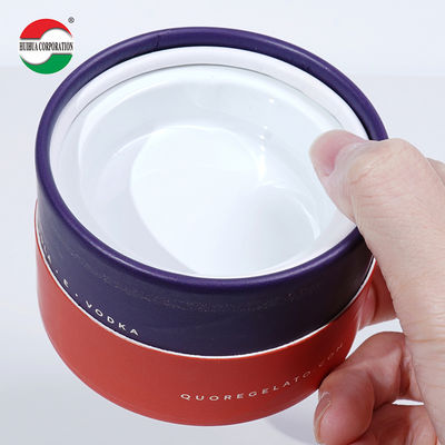 OEM Customized UV CMYK Gold Stamping Printing Paper Tube with EVA Foam Paper Can Packaging for Essential Oil Bottle