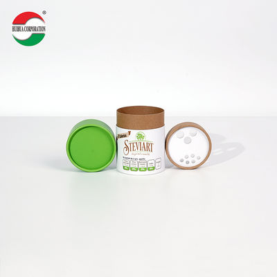 Custom Printed Kraft Paper Tube with Foil Lining for Food Powder