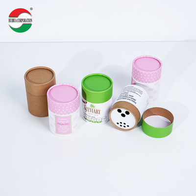 Custom Printed Kraft Cardboard Tube for Loose Powder Packaging