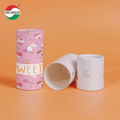 Custom Eco Friendly Biodegradable Childproof Resistant Packaging Round Cylinder Paper Tube With Child Lock