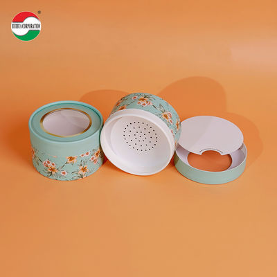 Eco-Friendly Custom Cosmetic Cardboard Cylinder Kraft Round Paper Tube Packaging For Powder