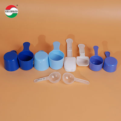 Food Grade Clear/White Pp Measuring Scoops PP Plastic Measuring Spoons For Coffee Tea Milk Powder