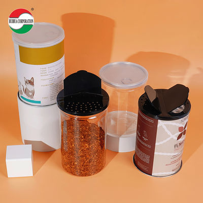 Food Grade PET Jar 99mm Diameter for Spice Seasoning