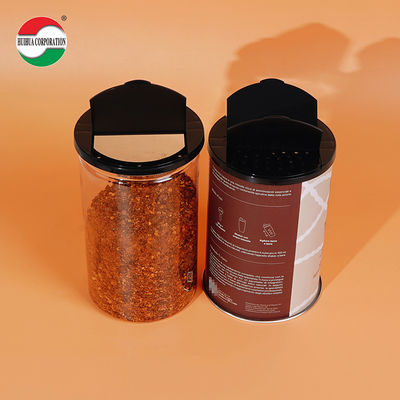 Food Grade PET Jar 99mm Diameter for Spice Seasoning