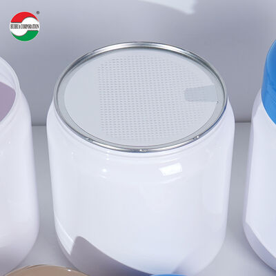 2600ML Food Grade Customized PET Jar Food Grade Vitamin Protein Milk Powder Container Spoon Shape