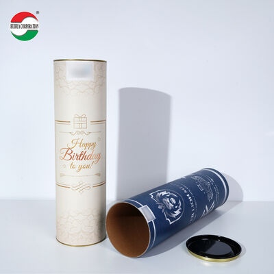Loose Tea Airtight Easy to Tear off Collagen Protein Powder Cardboard Paper Can Spices Paper Composite Cans for Food