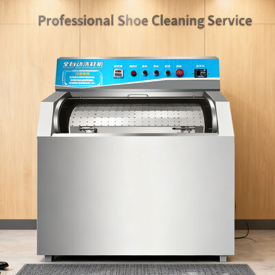 Automatic Shoe Cleaning Machine with UV Ozone Sterilization and Stainless Steel Material 1200W Rated Power