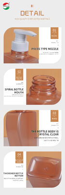 Clear Pet Jars Food Grade and BPA Free Transparent Plastic Jars for Personal Care Packaging