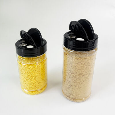 Seasoning Storage Box Pepper Container Custom PET Plastic Transparent Salt Shaker Condiment Bottles Cruet Kitchen Herb Spice Jar