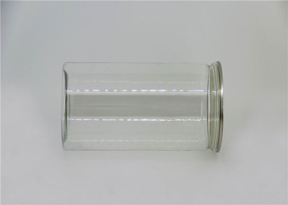 Clear Plastic Cylinder for Food Grade PET Canister with Large Capacity for Dry Fruit Nut Snack Food Tea Cookies Powder etc