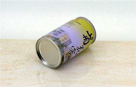 Customized Dry Fruit / Snack Food Tin Plate Cans Cylinder , Tinplate Can packaging tins
