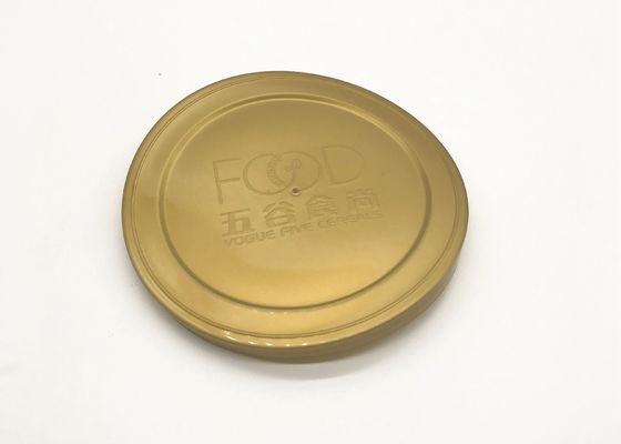 Colorful Printing Flat Plastic End Cap For Easy Open Cans FDA LFGB