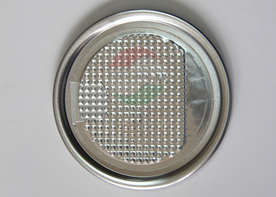 Moistureproof Disposable Yogurt Cup Aluminium Foil Lids Customized