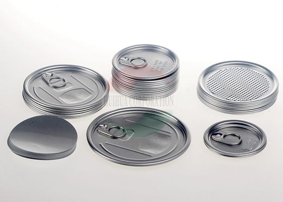 Good Airtighting Aluminum Easy Open Lids for Plastic Can Paper Tube