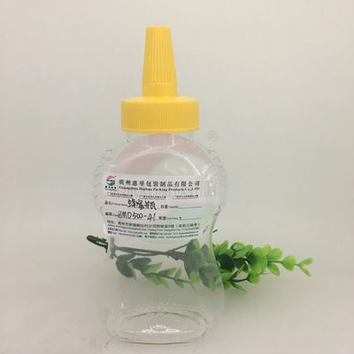 Airtight 450ml 550ml 580ml Clear Plastic Honey Jar