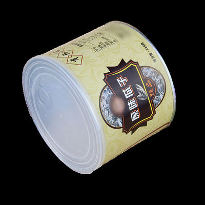 Customized Printed Logo Cardboard Kraft Paper Tube For Sunflower Seeds Nut Food Packaging