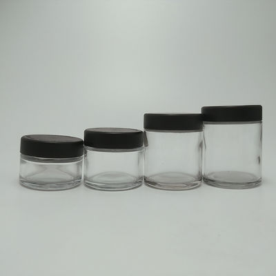 Child Resistant Caps CBD Herbs Packaging Clear Glass Jar