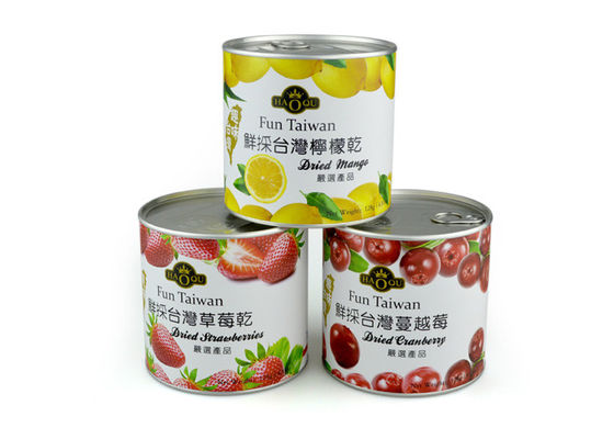 Waterproof Paper Composite Cans , Labeling Aluminum Foil EOE Kraft Paper Tube