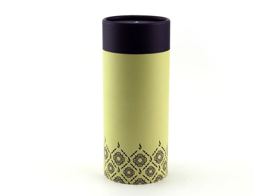 Opening Rolled Edge Print Paper Tube Packaging with Transaparent Window