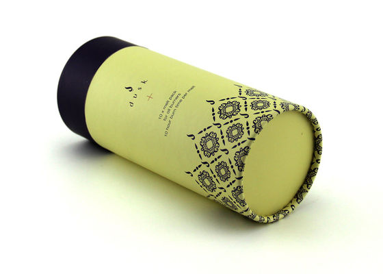 Opening Rolled Edge Print Paper Tube Packaging with Transaparent Window