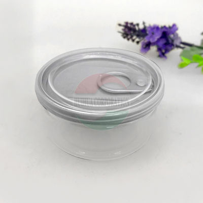 100ML Clear Pet Jars Child Resistant Candy 3.5G Weed Plastic Flower Cans Packaging