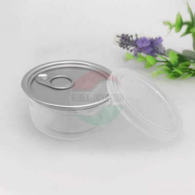 100ML Clear Pet Jars Child Resistant Candy 3.5G Weed Plastic Flower Cans Packaging