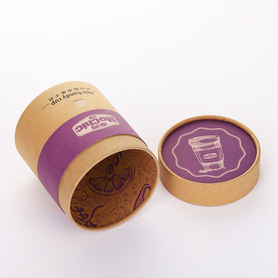 Gift A4 Paper Cans Packaging Biodegradable Food Grade Cylinder Box