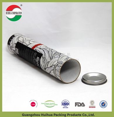 Various Size Gold / Silver / Black Metal Cap Tin Can Lid For Paper Can Packaging