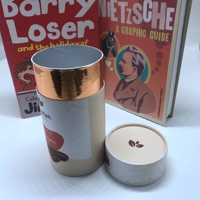 Coffee Bean Can Food Grade Round Paper Tube Packaging Moisture - Proof